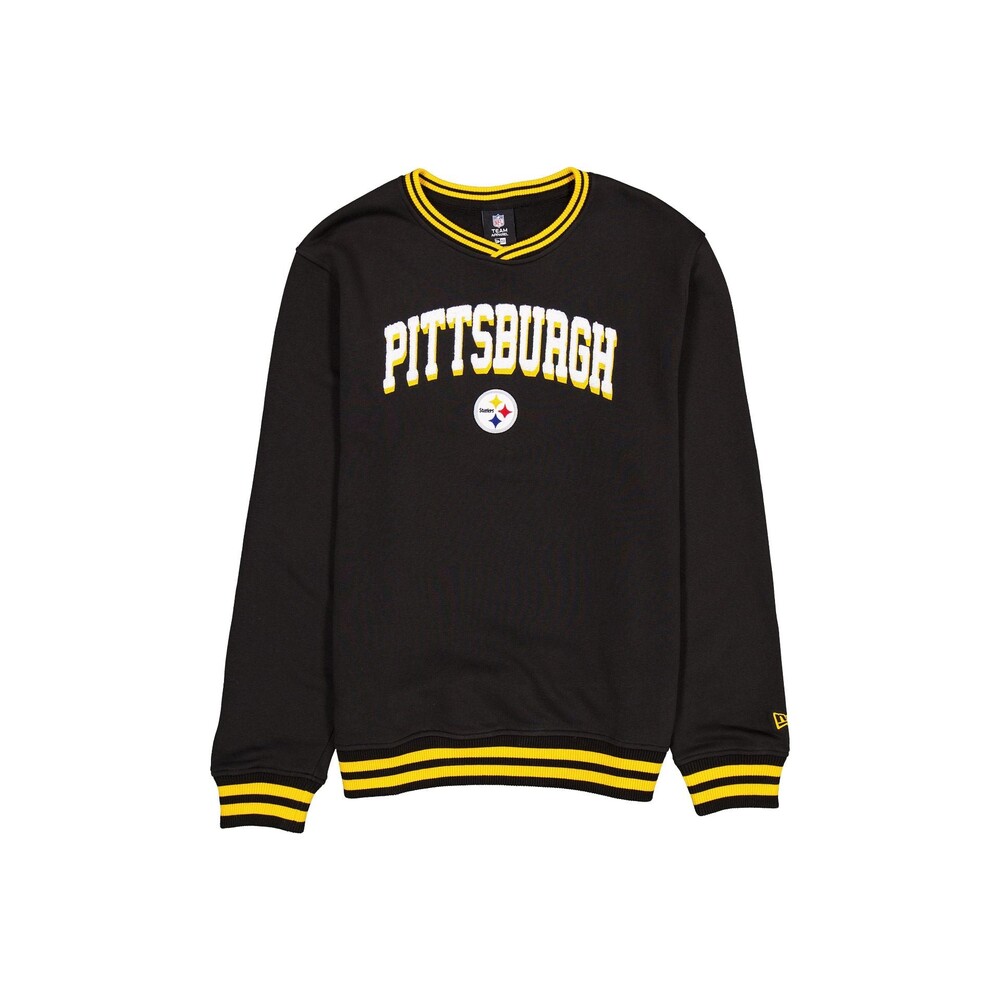 New Era Pittsburgh Steelers Sport Night Black Crewneck - Size M